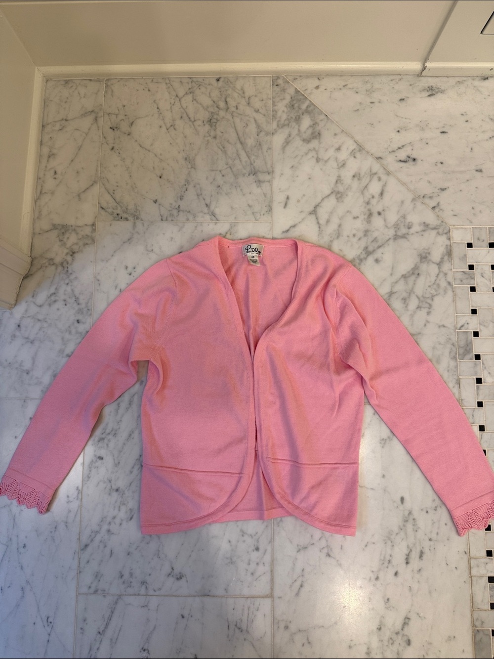 Lilly Pulitzer Pink Knit Cardigan